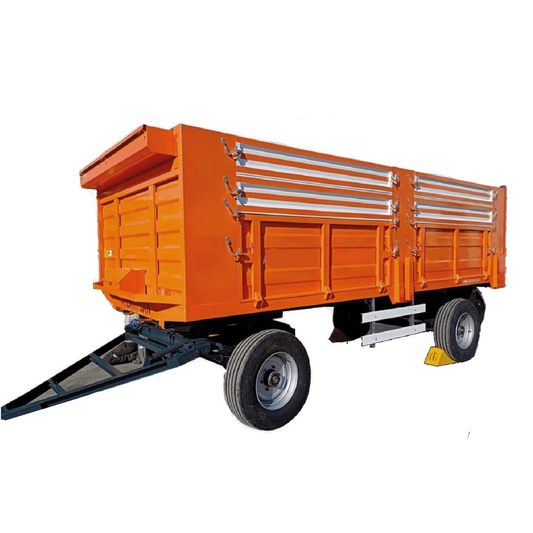 16-tons fyrhjulig tippvagn